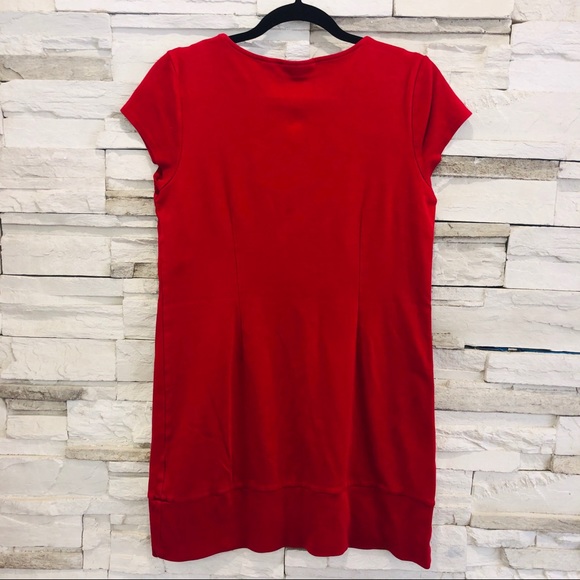 NEW YORK & COMPANY/ RED CASUAL DRESS - Picture 3 of 6